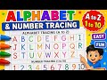 ABCD & Number Tracing for Kids 🖍️ | A to Z + 1 to 10 Learning Video