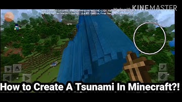 How To Create A Tsunami in Minecraft?!  Easy (2CommandBlock) Only.  | PilipinoGame | CommandBlock