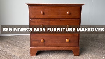 Amazon Furniture Makeover for BEGINNERS | 5 EASY Steps