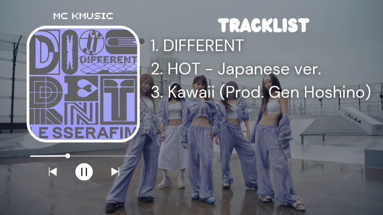 LE SSERAFIM DIFFERENT TR LD コンプリート LE SSERAFIM DIFFERENT Standard Edition CD Japan 4th Single