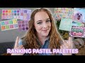 RANKING PASTEL PALETTES // My 10 pastel eyeshadow palettes from worst to best