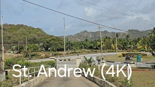 Driving in Barbados   Exploring St. Andrew (4K)