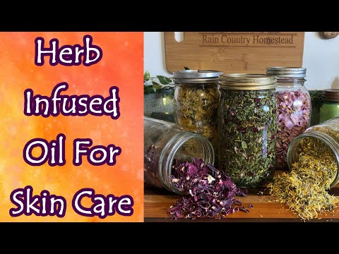 Herb Infused Oil For Skin