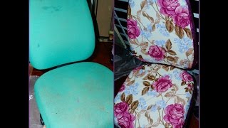 Diy Como Forrar sua Cadeira Velha – Paty Arteirinha