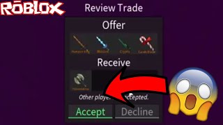 How To Get A Free Exotic Knife In Roblox Assassin - worth 8 exotics amazing trades roblox
