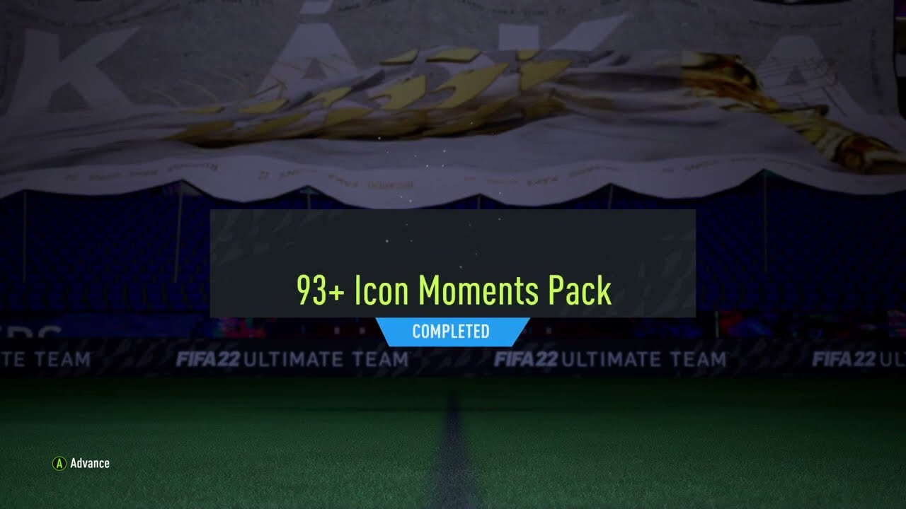 FIFA 22 93+ icon moments pack 8 tokens icon swaps 3