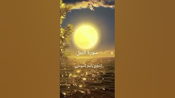 من سورة النمل الشيخ ياسر الدوسري #القرآن_الكريم #أدعية_مستجابة #راحة_نفسية #cupcut #viralvideo #fyp