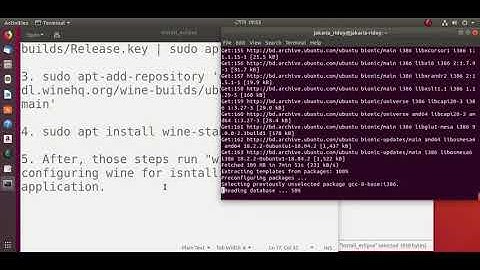How To Install Wine On Ubuntu 18.04 LTS