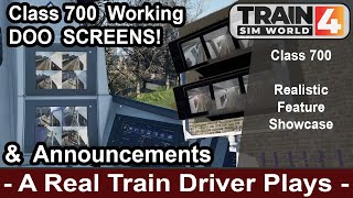 Working DOO Cameras & Announcements!! Train Sim World Class 700 Realism Showcase