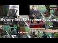 My very first 50 keyboard covers  piano glise