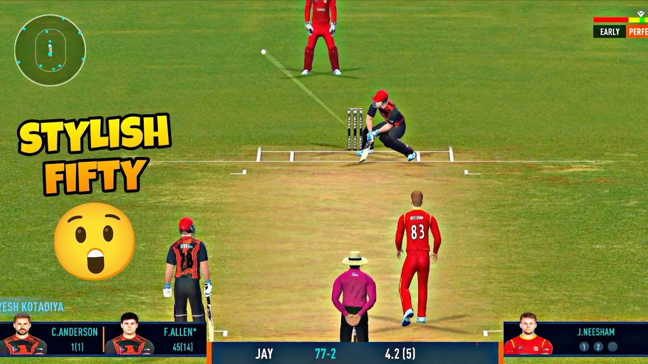 Fifty In Just 15 Balls With Best Shot Selection | Real Cricket - YouTube