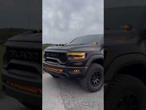 STEALTH RAM TRX WITH A BUNCH OF AMBER LIGHTS
