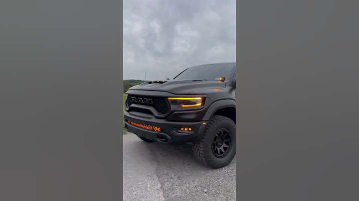 STEALTH RAM TRX WITH A BUNCH OF AMBER LIGHTS