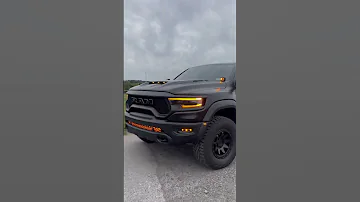 STEALTH RAM TRX WITH A BUNCH OF AMBER LIGHTS 
