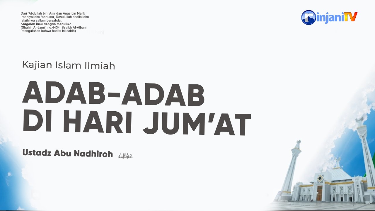 ⭕ [LIVE] KAJIAN INSPIRASI RAMADHAN - Ustadz Abu Nadiroh حفظه الله تعالى