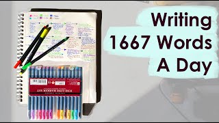 How I Write 50,000 Words Per Month Writing Routine