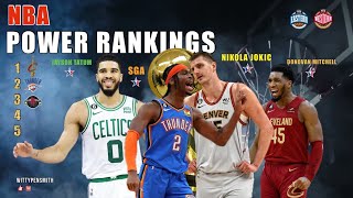 NBA Power Rankings Houston Rockets SERIOUS Oklahoma City Thunder Legit