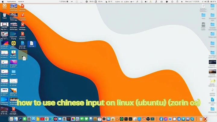 how to use chinese input on linux (ubuntu) (zorin os)