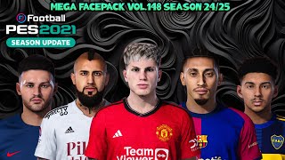 MEGA FACEPACK VOL.148 SEASON 24/25 - PES 2021 SMOKEPATCH & INFERNO PATCH