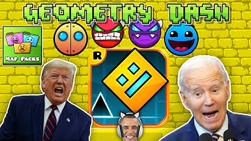 US Presidents Play MAP PACKS in Geometry Dash
