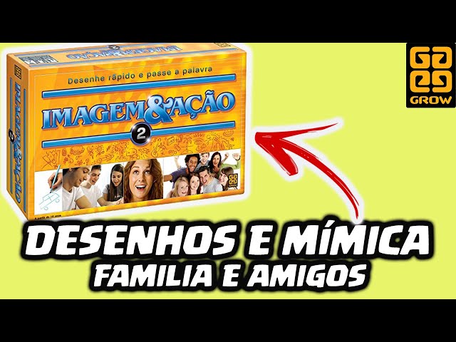 Jogo Imagem & Ação 2 Grow Tabuleiro Diversão Amigos Família