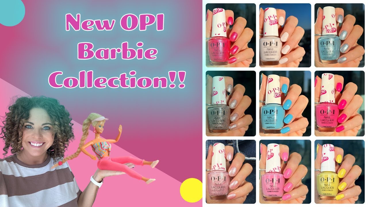 New Opi Barbie Collection!! Review and comparisons! YouTube