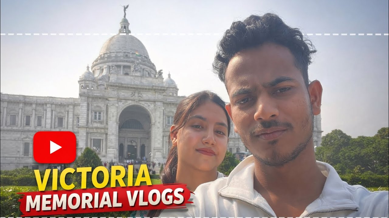 Victoria Memorial Kolkata 😍 | White Marble Beauty of India | My Vlog