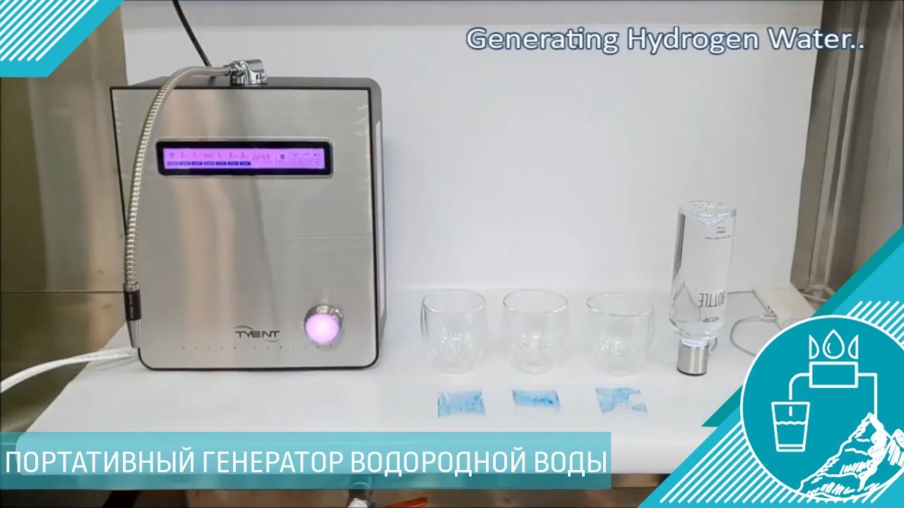 Тест водород вода