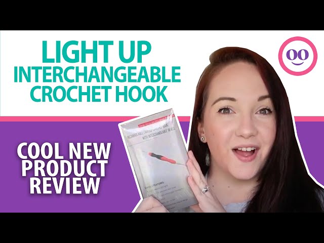 DIGITAL CROCHET HOOK WITH LED LIGHT BY LEWHOO REVIEW #crochethook #fyp 
