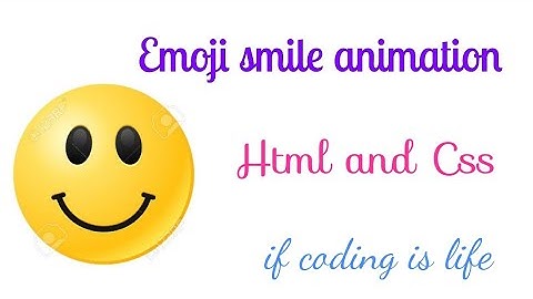 Emoji smile and sad animation | Html and CSS | if coding is life 🔥🙏☝️👌🙋🏻‍♂️