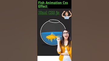 Fish bowl water Css animation Effect tutorial #html5css3 #trendingshorts #cssdesign #html #code