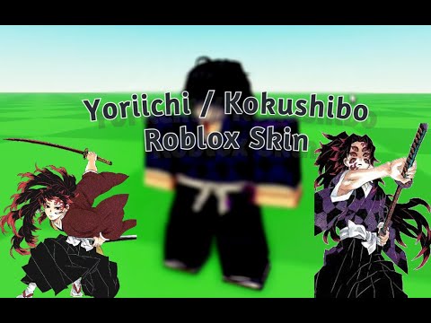 Roblox* How to make Yoriichi / Kokushibo Roblox skin!! (Demon ...