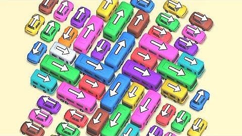 Bus crazy Traffic Jam Puzzle Level 65 Solution Walkthrough