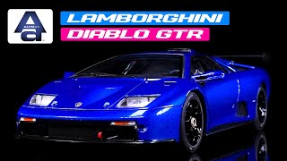 Lamborghini Diablo GTR Monterey Blue Metallic 1/18 Model Car by Autoart Monterey Blue Lamborghini Paint Code