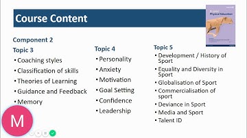 PE: Introduction to A Level