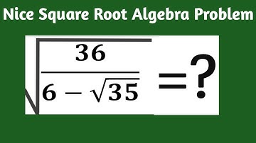 Japanese | A Nice Square Root Algebra Problem | Math Olympiad ✍️🤔
