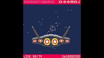 18Oct23 #pico8 #sketch #pixelart