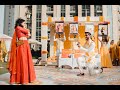 Vinay  neha  surprise mehendi play by friends  indian wedding fun  dubai