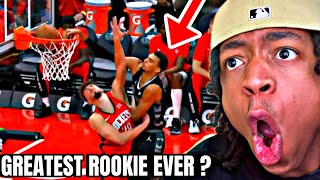 REACTING to THE BEST ROOKIE IN NBA HISTORY!