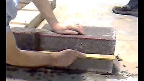 V Joint Blockwork (video 5 of 8)