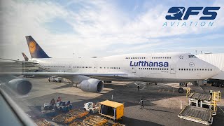 Lufthansa - 747 400 - Бизнес-класс на верхней палубе - из Нью-Йорка во Франкфурт | ОТЧЕТ О ПОЛЕТЕ
