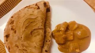 LESS OIL MORE TASTE LAYERED WHEAT PAROTTA/ Kerala paratta/Kerala style wheat paratta