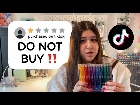 i tested 1-star tiktok art supplies…