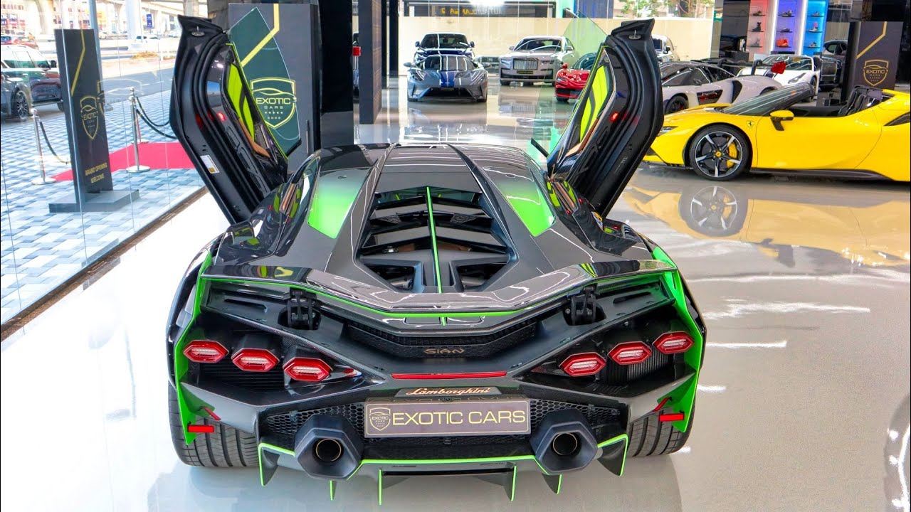 INSANE SUPERCAR SHOWROOM   Lamborghini SIAN Bugatti DIVO McLaren SENNA   EXOTIC CARS DUBAI