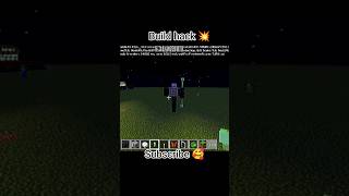 Build hack 💥 in Minecraft #minecraft #shorts