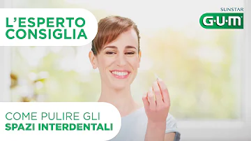 Come pulire gli spazi interdentali con lo scovolino - GUM®