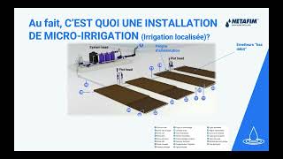 Tuto Intro : Qu'est ce qu'une installation de micro irrigation ?