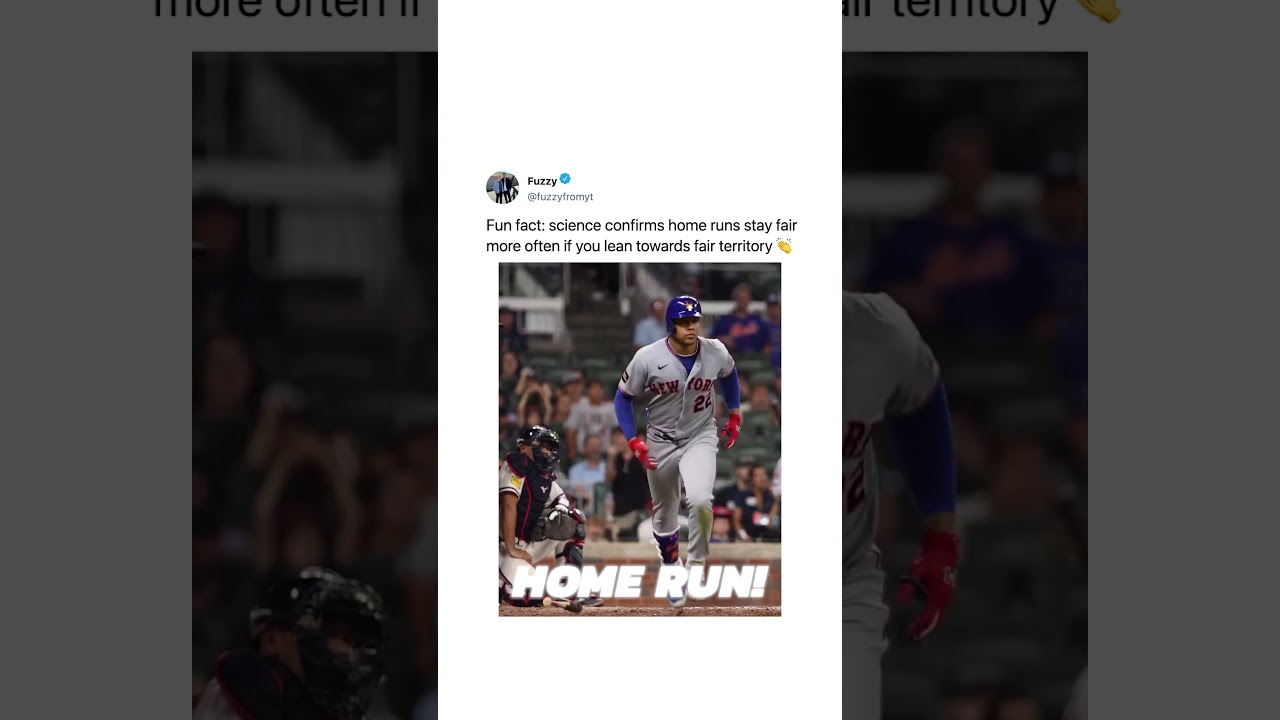 he kept his homer fair 😂
