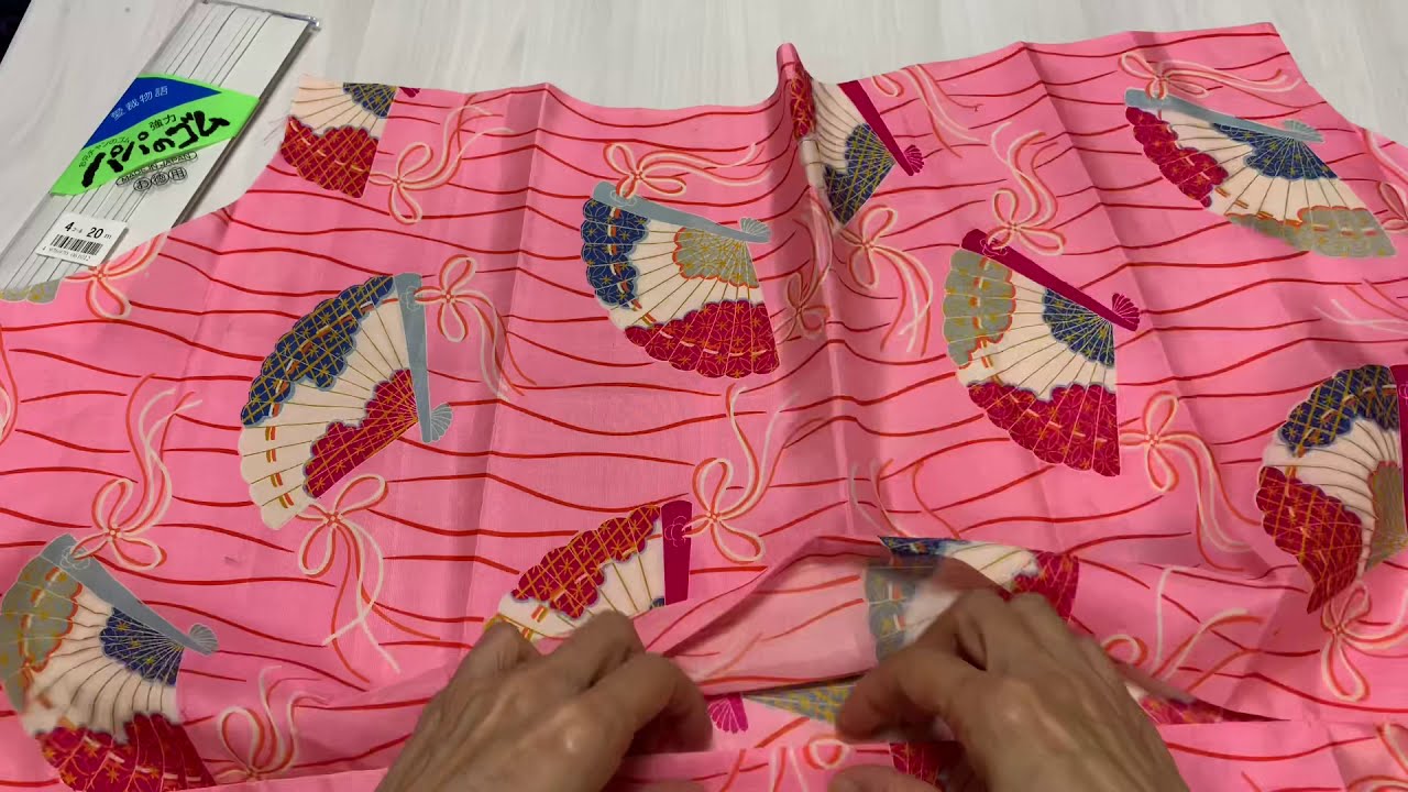 着物リメイク型紙いらず手縫いでも ボートネックプルオーバーの作り方 How To Make A Boat Neck Pullover With A Kimono Youtube