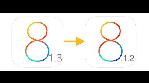 how to downgrade ios 8 1 2 to ios 8 1 3